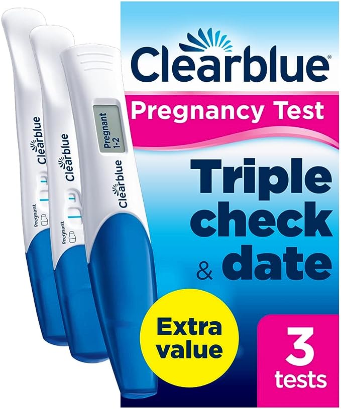 Clearblue Pregnancy Test Ultra Early Triple-Check & Date Combo Pack