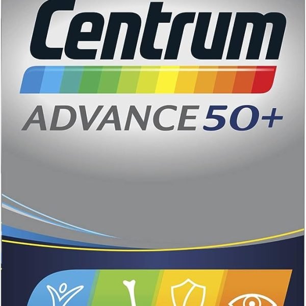 Centrum Advance 50+ Multivitamin & Mineral Tablets, 24 essential nutrients including Vitamin D, Complete Multivitamin Tablets, 100 tablets